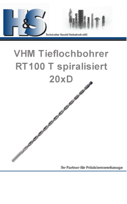 Tieflochbohrer 20xD