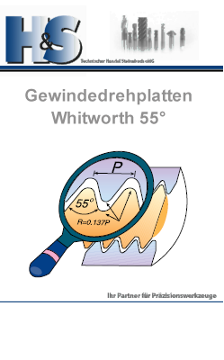 Gewindedrehplatten Whitworth°